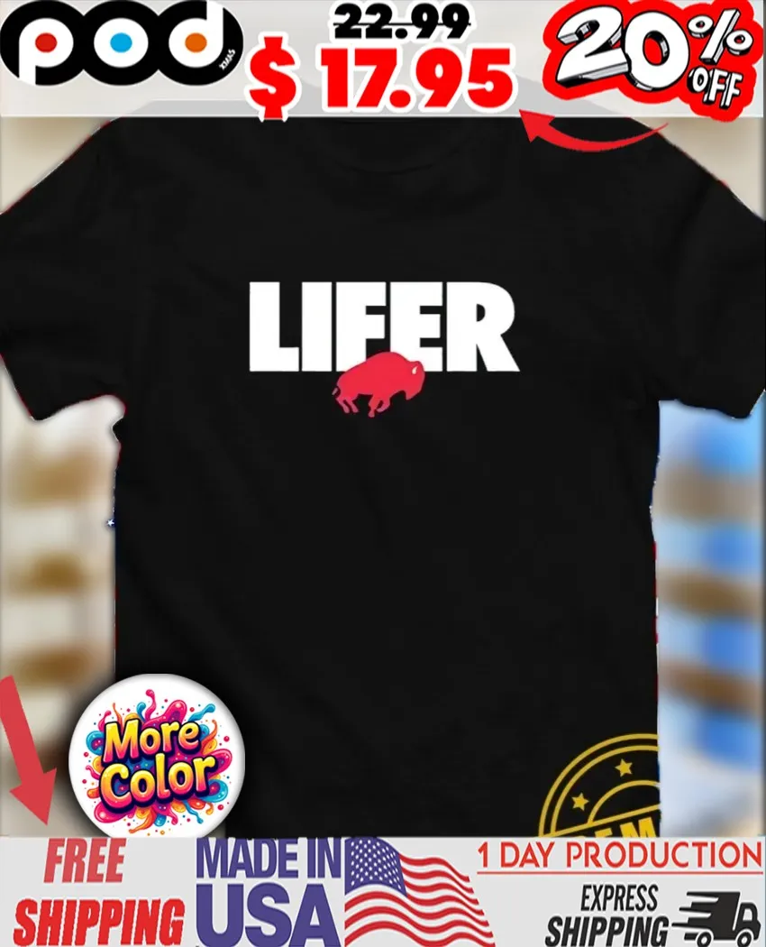 Buffalo Bills Lifer mascot shirt