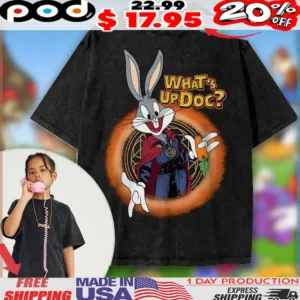 Bugs Bunny Doctor Bunny Looneyverse What's Up Doc Looney Tunes Cartoon Shirt