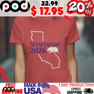 California Map Bear Shanahan 2026 Shirt