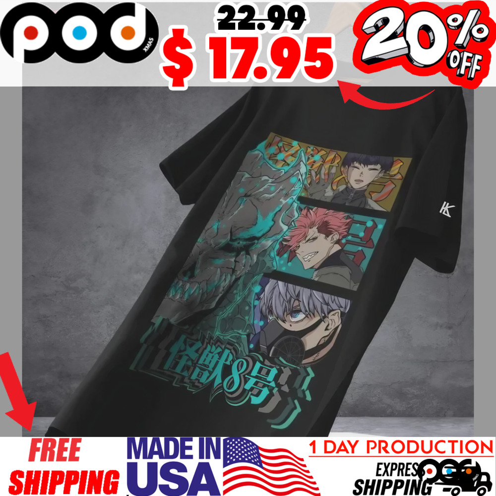 Camiseta Anime Remera de Kaiju No. 8 V5 Shirt