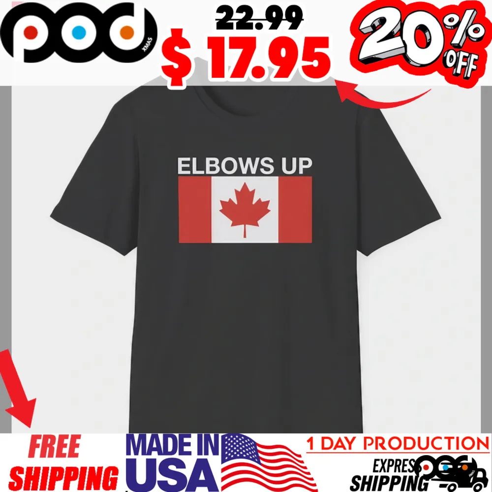 Canada Flag Elbows Up Shirt