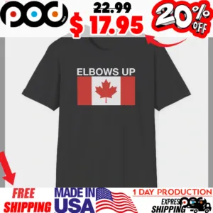 Canada Flag Elbows Up Shirt