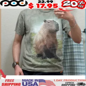 Capybara Sitting Mountain Shirt