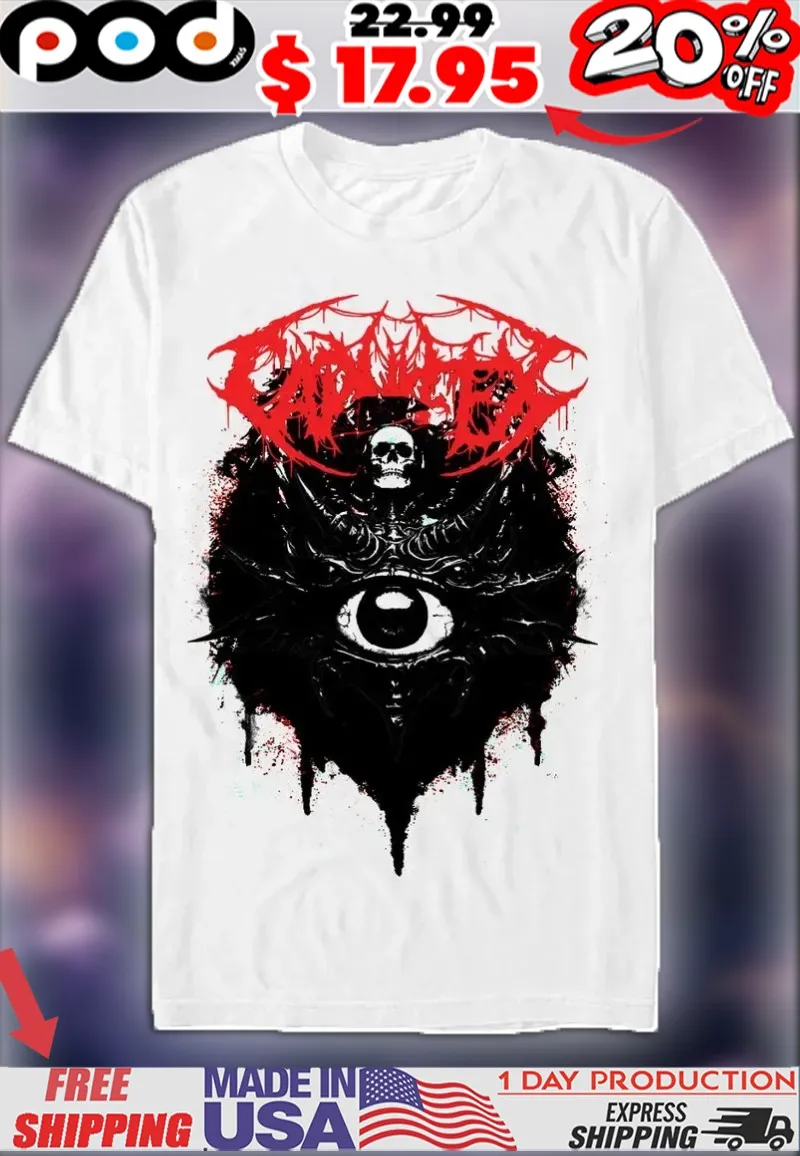 Carnifex Names Mean Nothing White Skull Horror Eye Shirt Carnifex Names Mean Nothing White Skull Horror Eye Shirt