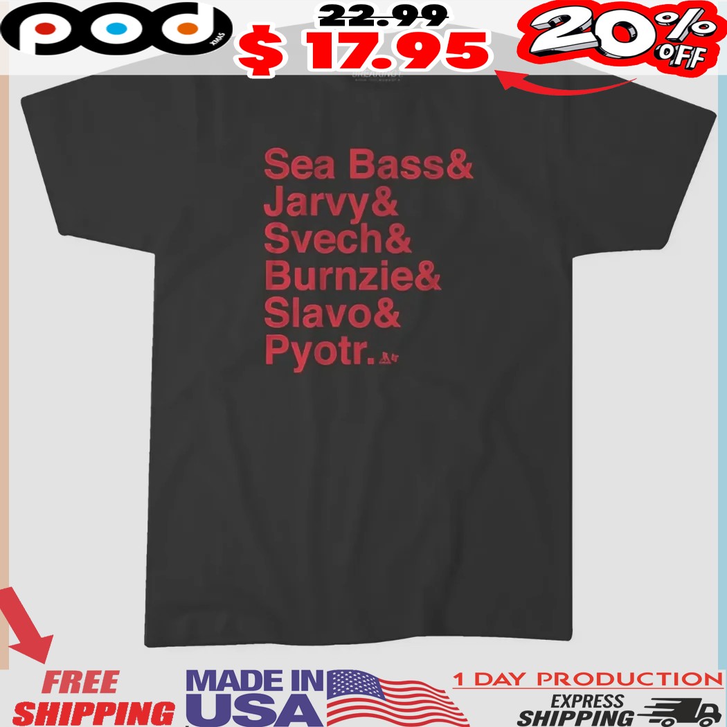 Carolina Hurricanes Ampersand Sea Bass and Jarvy and Svech and Burnzie and Slavo and Pyotr Hockey Fan Shirt Carolina Hurricanes Ampersand Sea Bass and Jarvy and Svech and Burnzie and Slavo and Pyotr Hockey Fan Shirt
