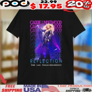 Carrie Underwood Neon Reflection The Las Vegas Residency Shirt