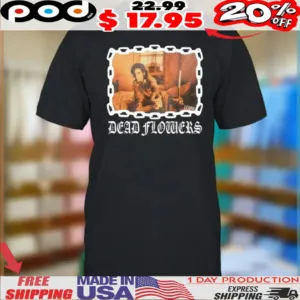 Casey Rocket Wearing Dead Flowers Shirt
