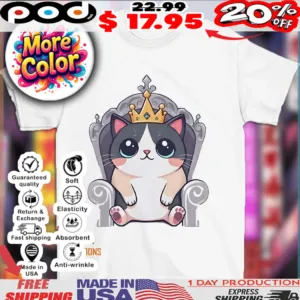 Cat queen says you may bow now shirt