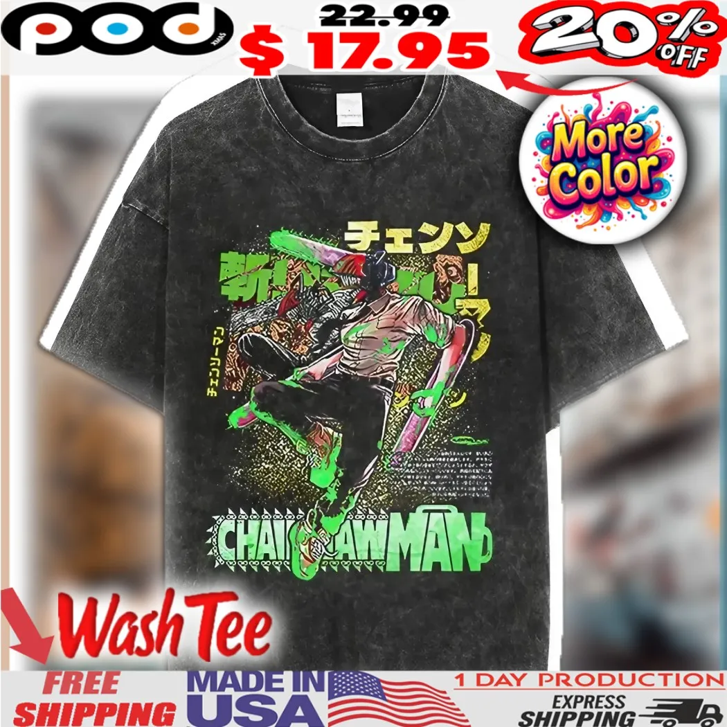 Chainsaw Man Anime Shirt