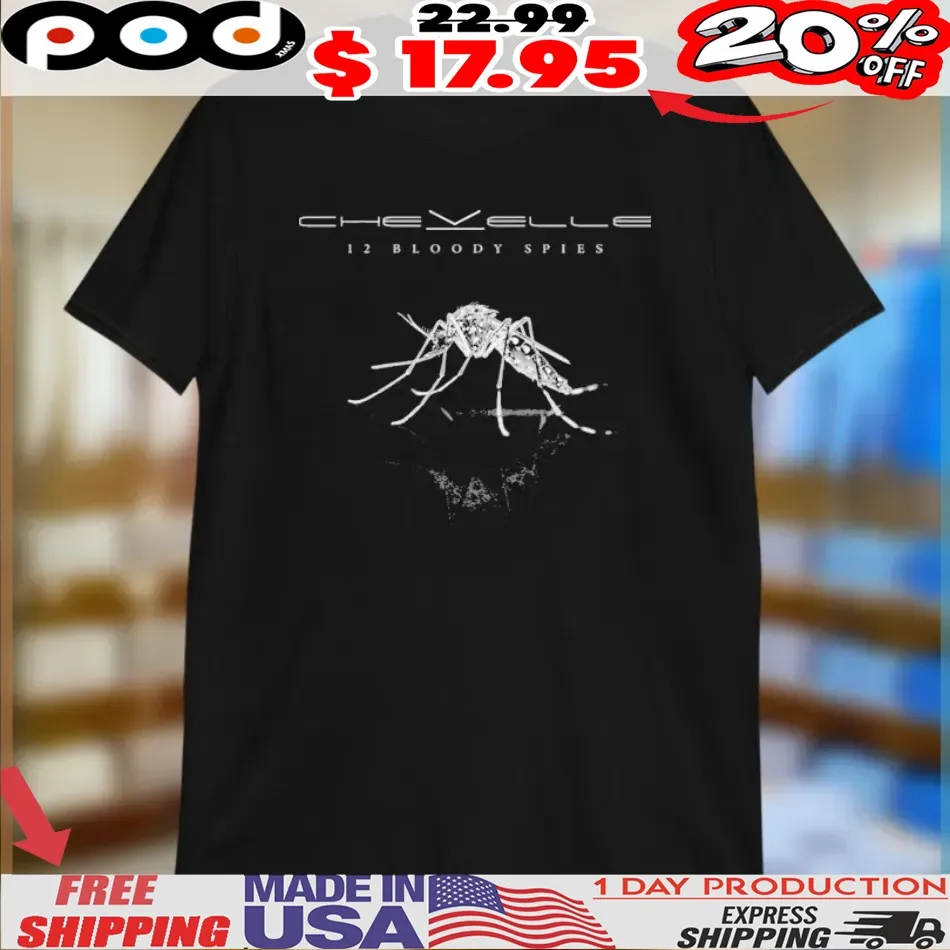 Chevelle 12 Bloody Spies Tour Shirt