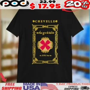 Chevelle Hats Off To The Bull 2012 Tour Shirt