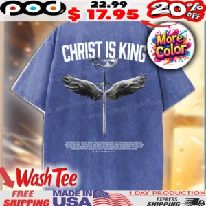 Christ Is King Revelation 1 5 6 Religious Sublimation Design Christian Shirt
