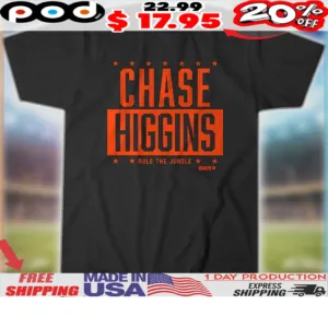 Cincinnati Bengals NFL Chase Higgins Rule The Jungle Shirt
