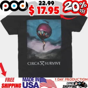 Circa Survive On Letting Go Band Shirt