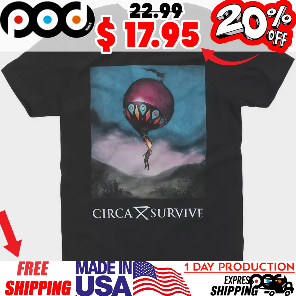 Circa Survive On Letting Go Band Shirt