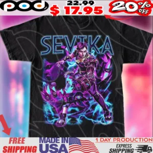 Sevika Arcane Vintage Anime Streetwear Shirt