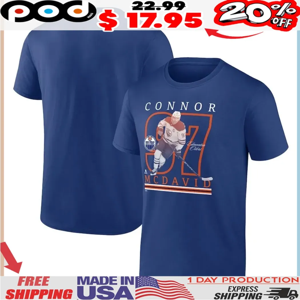 Connor McDavid 97 Edmonton Oilers Fanatics Player Shirt
