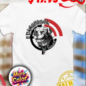 Crazy Dog Face The Dawghouse Cornhole Shirt