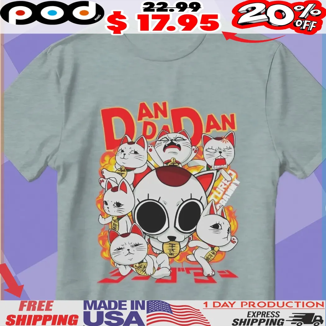 Dandadan Cat Turbo-Granny Cute Anime Manga Cat Costume Best Shirt