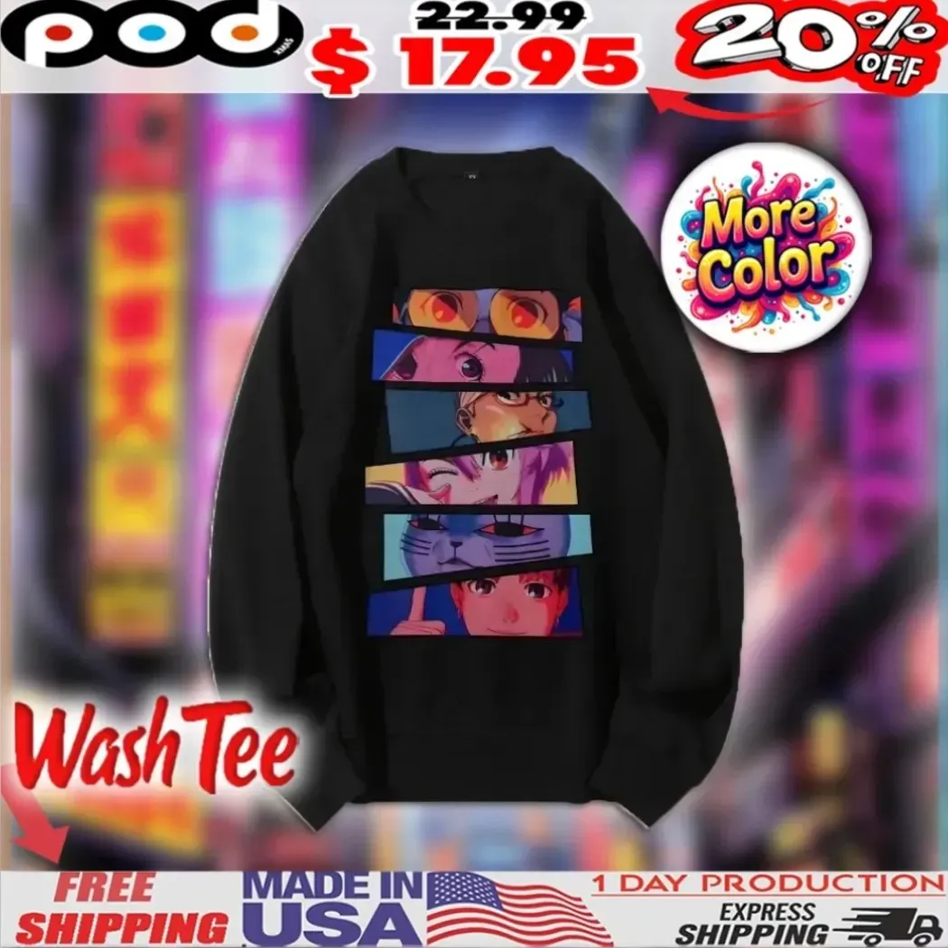 Dandadan Characters Eyes Anime Shirt