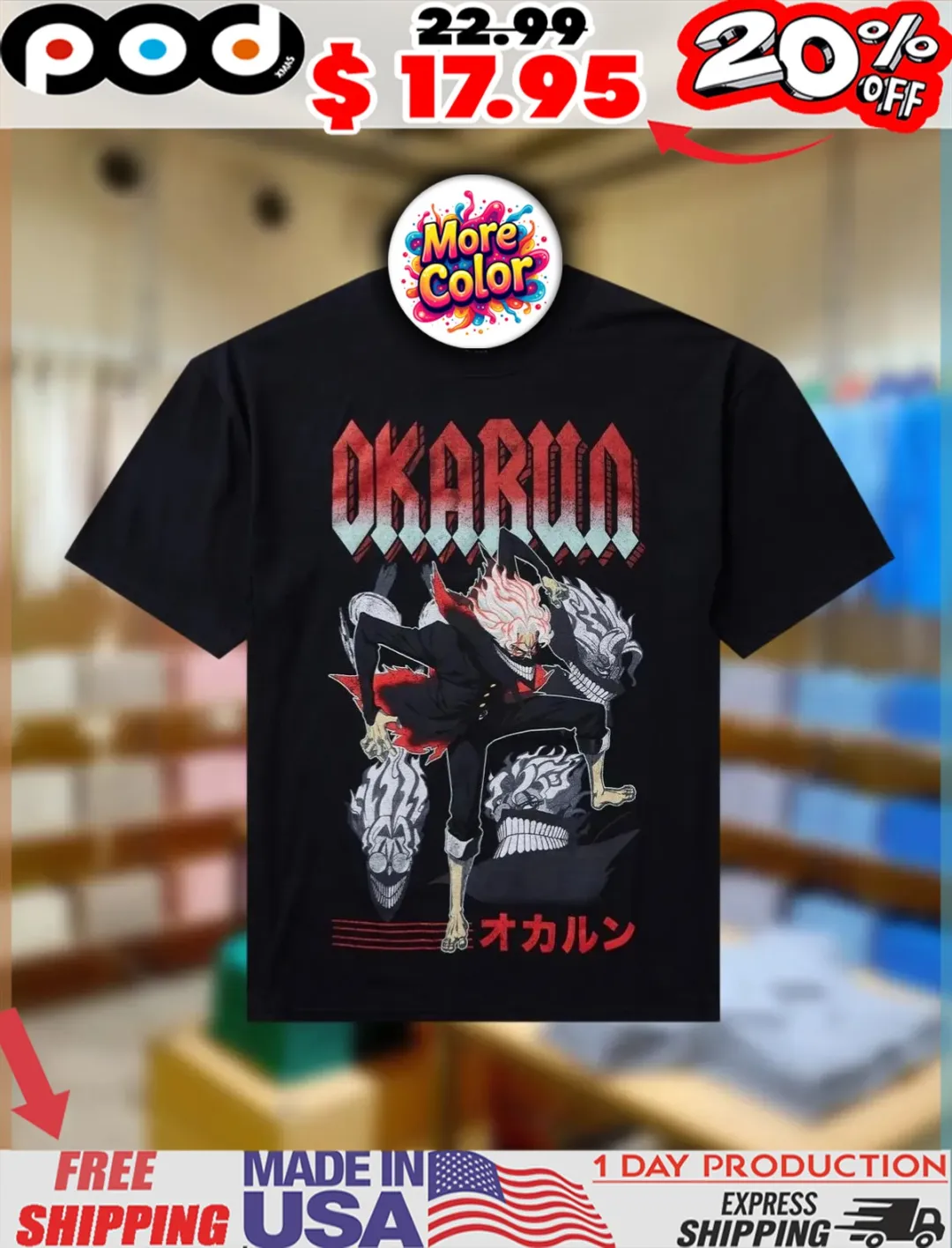 Dandadan Okarun Collage Anime Vintage Shirt