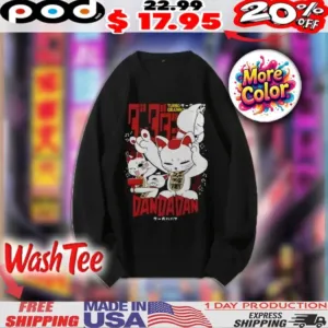 Dandadan Turbo Granny Cat Anime Shirt