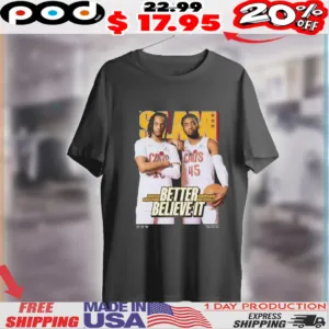 Darius Garland And Donovan Mitchell Better Believe It Slam 255 Cover Shirt