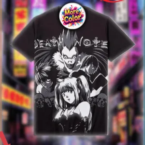 Death Note Quad Tonal Ryuk Amane Misa Yagami Raito Anime Shirt