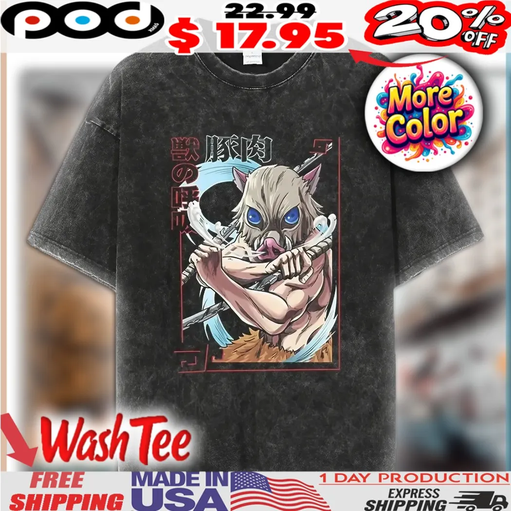 Demon Slayer Inosuke Hashibira Anime Shirt