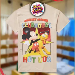 Disney Mickey Mouse Clubhouse Hot Dog Scooby Cartoon Shirt