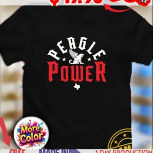 Peagle Power Texas Baseball mascot shirt