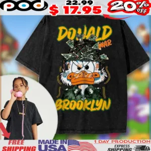 Donald Duck Brooklyn Cartoon For Kids Shirt