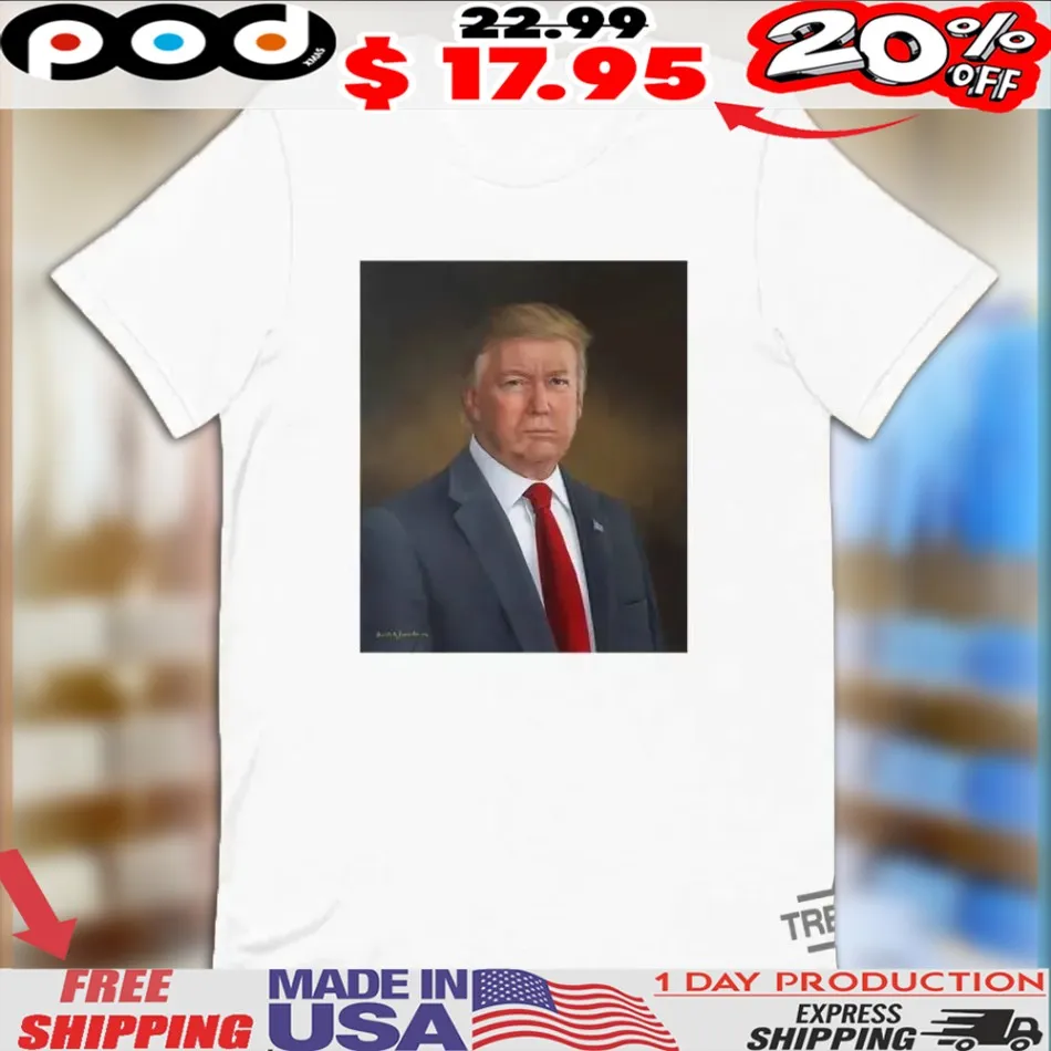 Donald Trump Colorado Capitol Portrait Meme Shirt