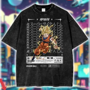 Dragon Ball 'Goku Super Saiyan 2' Vintage Anime Shirt