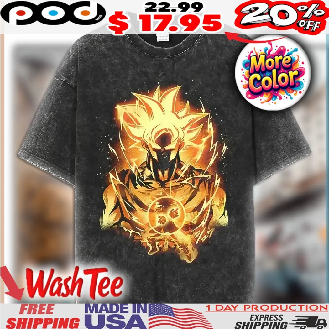 Dragon Ball Golden Saiyan Anime Shirt