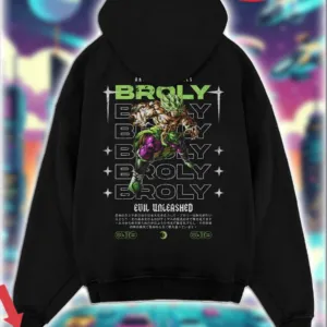 Dragon Ball Super 'BROLY' Evil Unleashed Saiyan Power Anime Vintage Shirt