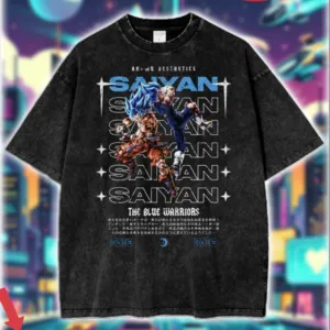 Dragon Ball 'The Blue Warriors' Goku & Vegeta Super Saiyan Blue Streetwear Shirt