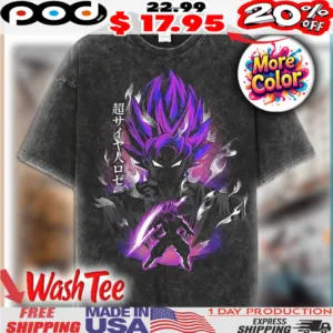 Dragonball Goku Super Saiyan Rose Anime Shirt