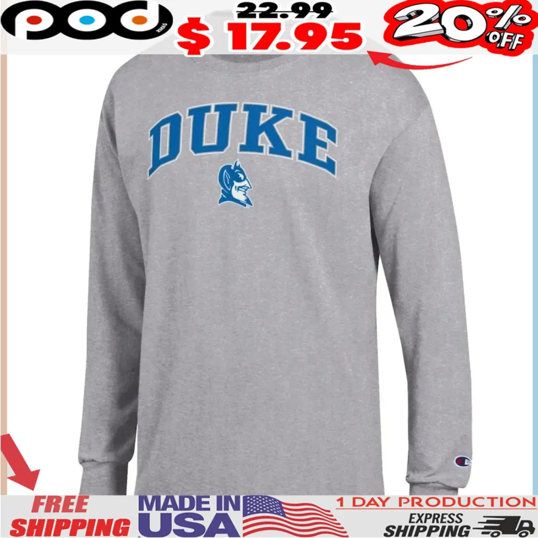 Duke Blue Devils Champion Arch Over Logo Shirt