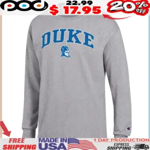 Duke Blue Devils Champion Arch Over Logo Shirt