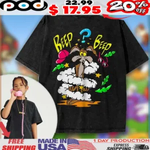 Wile E Coyote Beep Beep Looney Tunes Cartoon For Kids Shirt