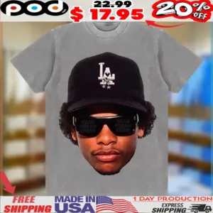 Eazy-E Rapper Los Angeles Dodgers Big Face Shirt