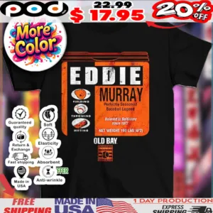 Eddie Murray Baltimore Orioles old bay can vintage shirt