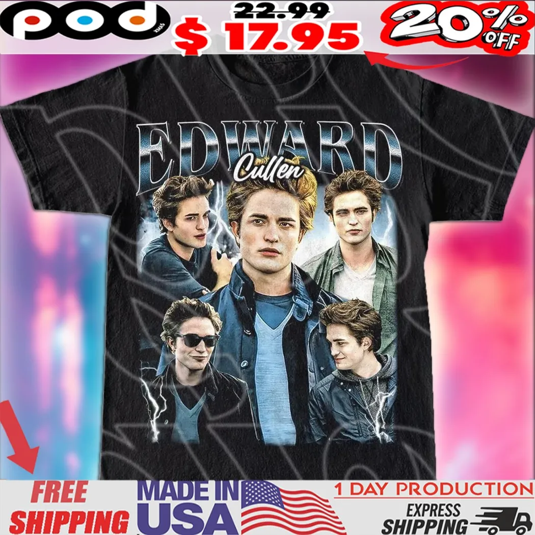 Edward Anthony Masen Twilight Series Vintage Bootleg Style Shirt Edward Anthony Masen Twilight Series Vintage Bootleg Style Shirt