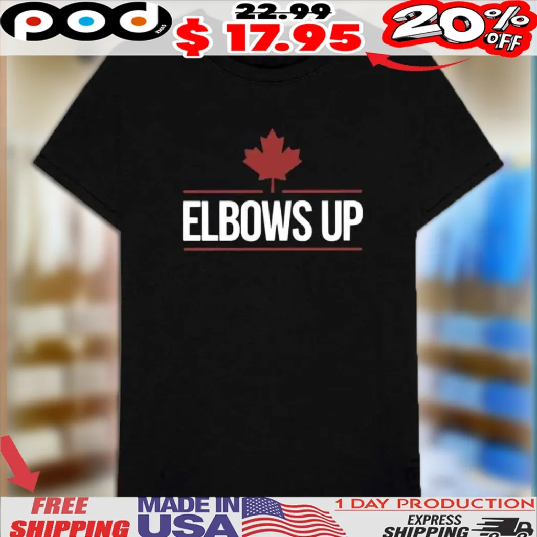 Elbows Up Canada Never 51 Maple Leaf Shirt