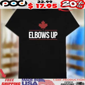 Elbows Up Canada Never 51 Maple Leaf Shirt