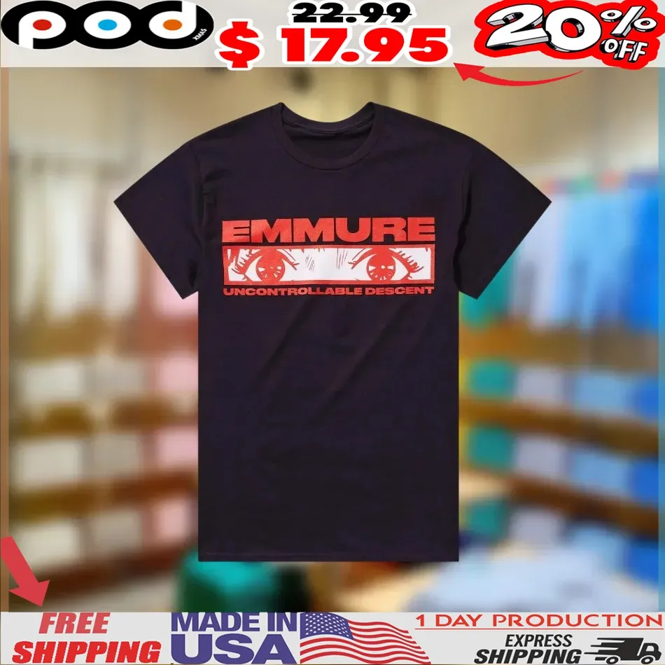 Emmure Uncontrollable Descent Eyes Anime Shirt