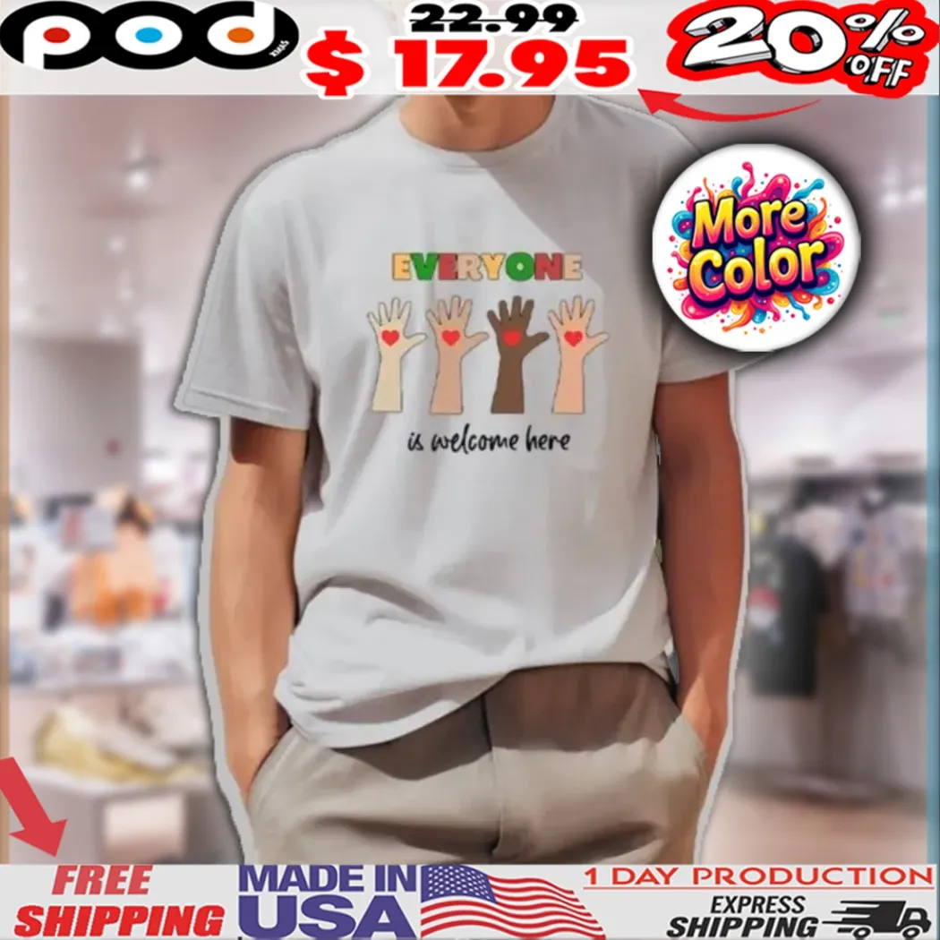 Everyone Is Welcome Here Idaho Teacher Shirt Everyone Is Welcome Here Idaho Teacher Shirt