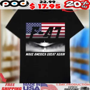 F 47 Air Force Fighter Jet Donald Trump F-47 Jet Flag Shirt