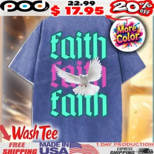 Faith And Peace Dove Christian Shirt